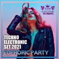 VA - Euphoric Party: Techno Electronic Set (2021) MP3